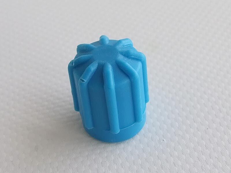 Pvc poklopac ventila 13mm - plavi