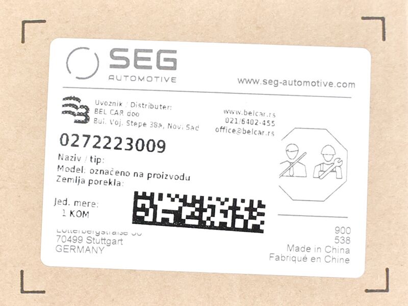 Regler bosch seg 12v lin bmw 330,530, x3,x4 2.0-3.0 16-23