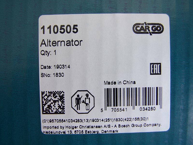 Alternator delco delco 12v 75a