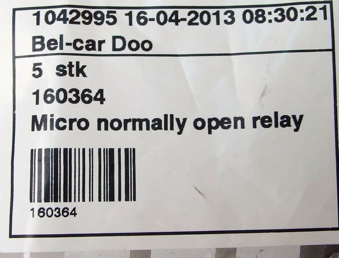Mikro rele  svjetla opel 12v 25a