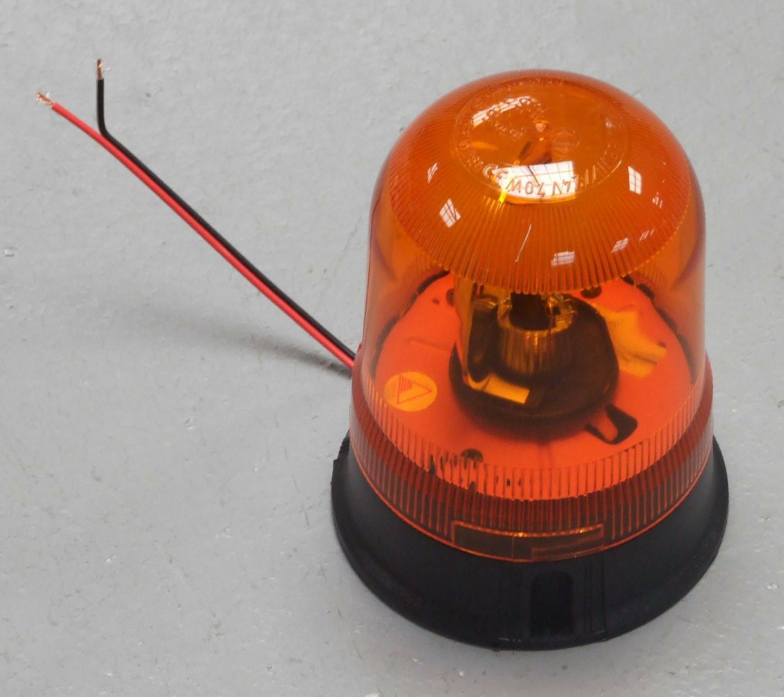 Rotaciona lampa 12/24v zuta