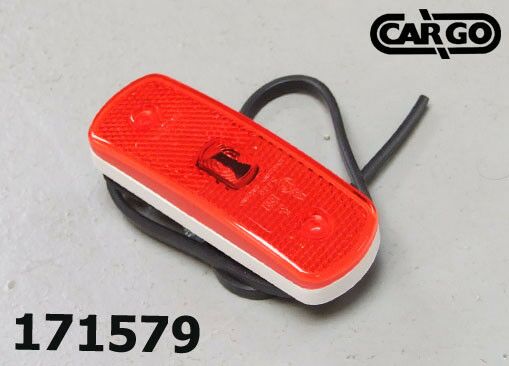 LAMPA BOČNA LED CRVENA 12V LED