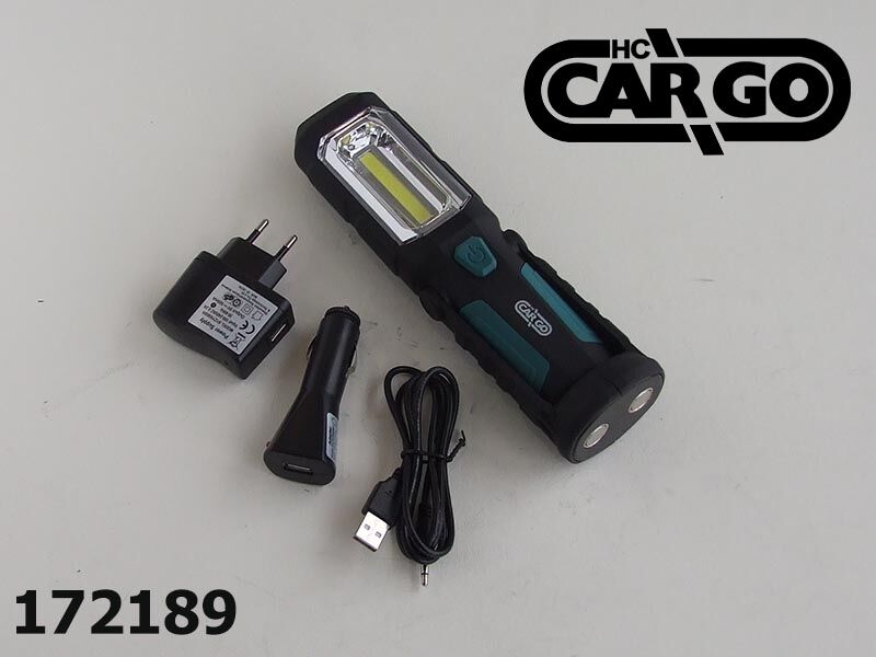 LAMPA LED, RUČNA PUNJIVA SA MAGNETOM 230V/12V