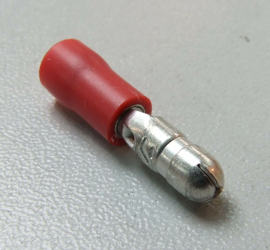 Papucica muska sa izol.okrugle 4mm crvena