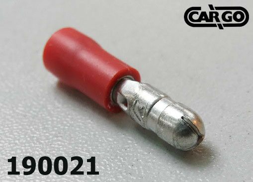 PAPUČICA MUŠKA SA IZOL.OKRUGLE 4MM CRVENA