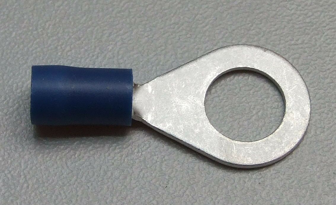 Papucica okrugla m8x2.5mm2 sa izol.plava