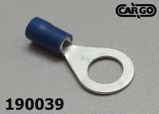 PAPUČICA OKRUGLA M8X2.5MM2 SA IZOL.PLAVA