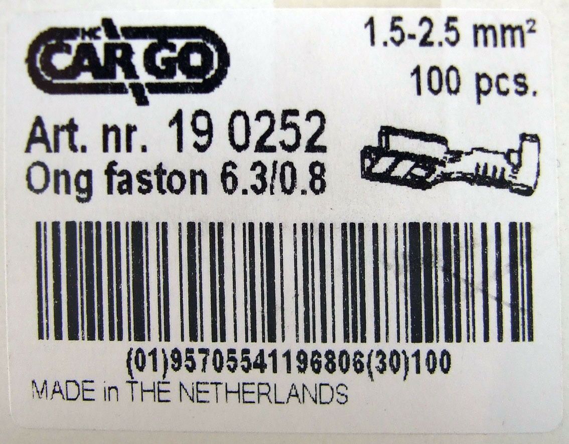 Papucica zenska 6.3x2.5mm2 sa jezickom standard