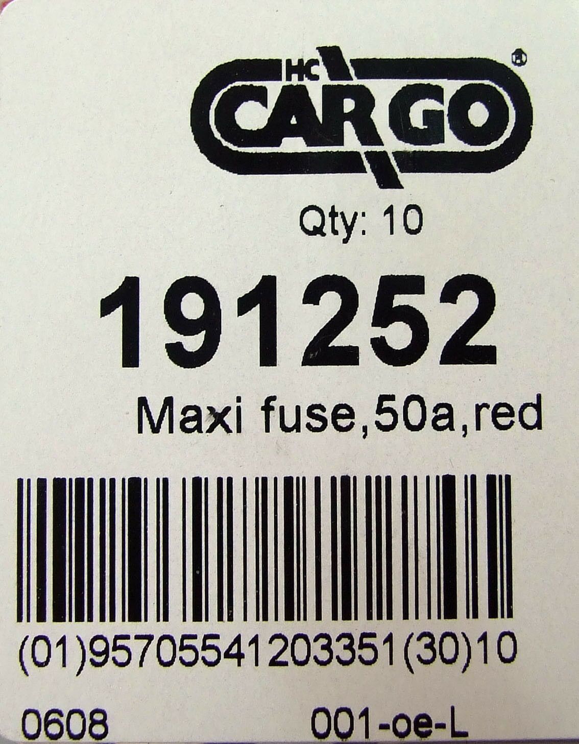 Osigurac maxi 50a crveni
