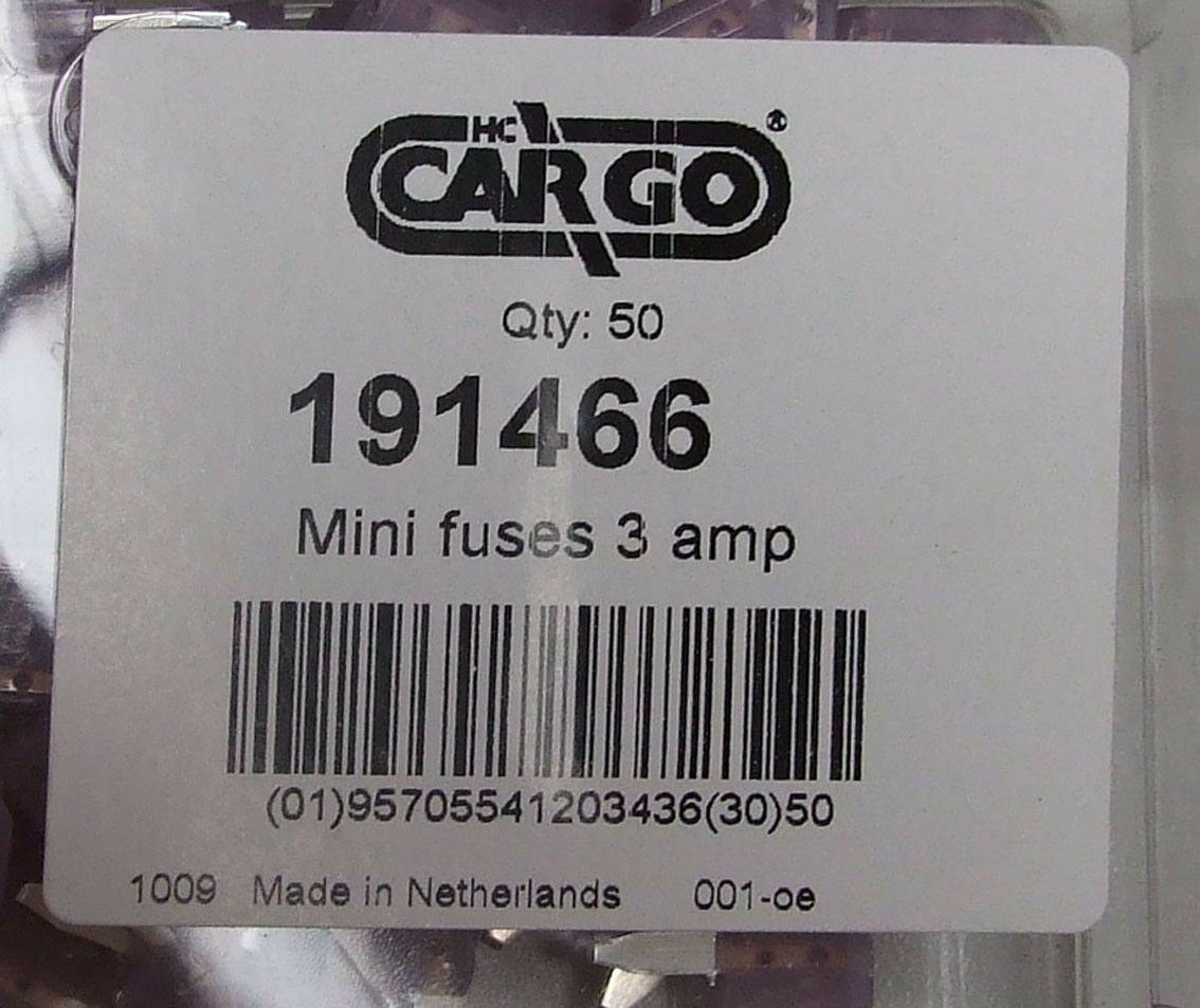 Osigurac mini 3amp rozi