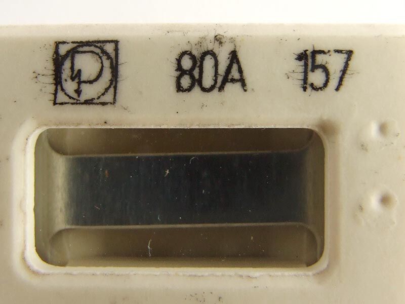 Osigurac strip 60/11mm 80a 48v zatvoren