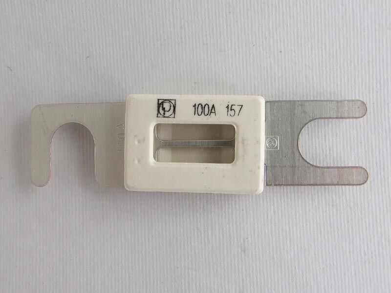 Osigurac strip 60/11mm 100a 48v zatvoren