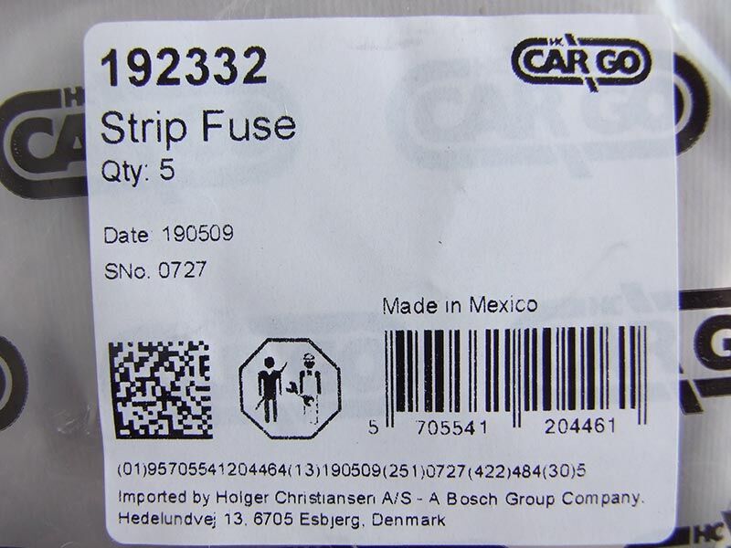 Osigurac strip 60/11mm 250a 48v zatvoren