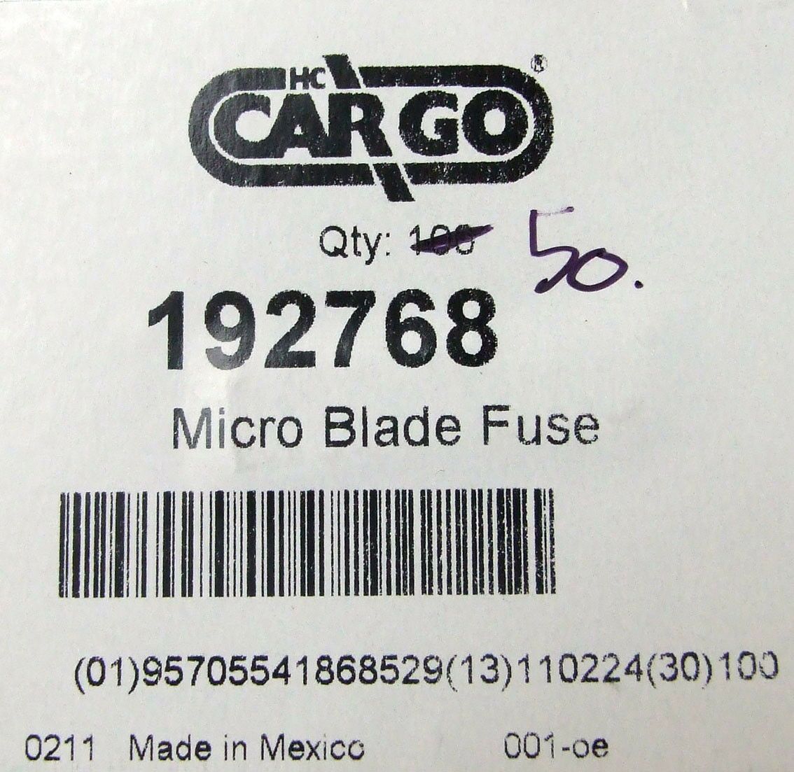 Osigurac mini kratki pipci 15 a