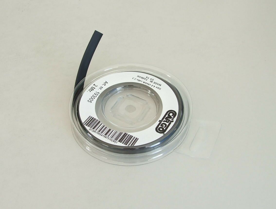 Termo buzir crni 2:1 2m 4.8/2.4mm