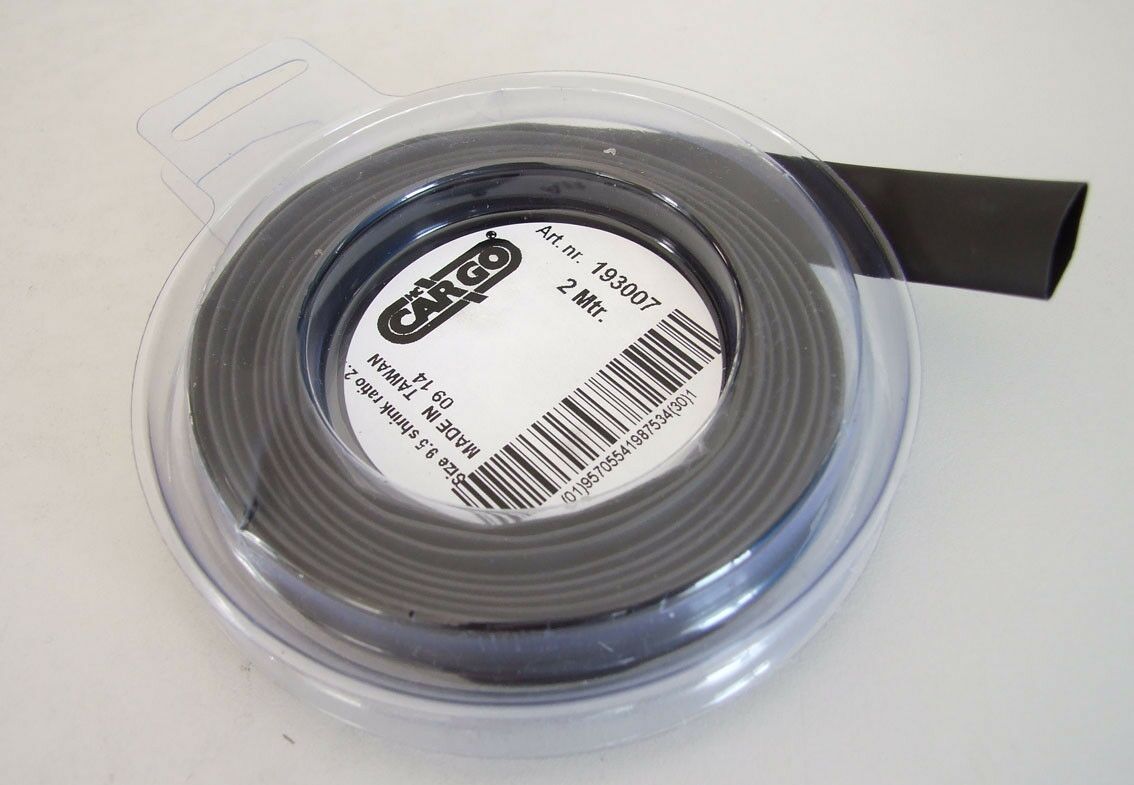 Termo buzir crni 2:1 2m 9.5/4.8mm