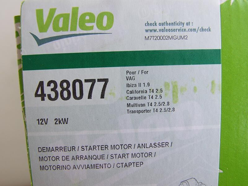 Anlaser valeo 12v 2kw 11z vw transporter t4 2.4d
