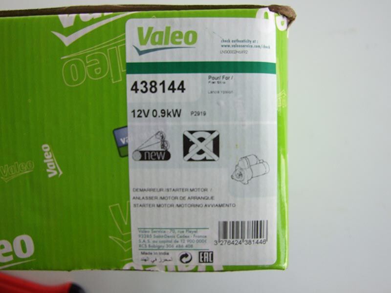 Anlaser valeo 12v 0.9kw 9z  fiat,alfa,ford,opel