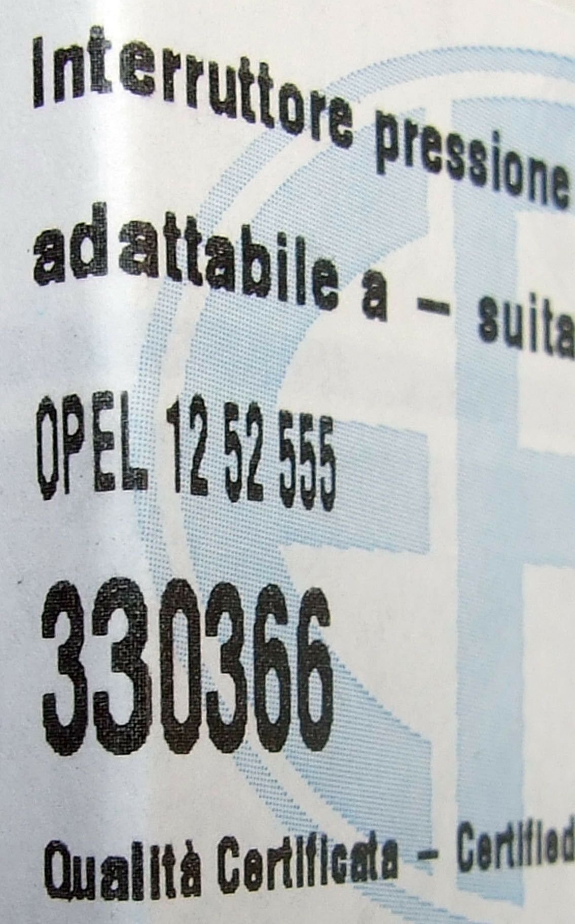 Davac pritiska ulja 0,3-0,55 bara opel meriva,veco