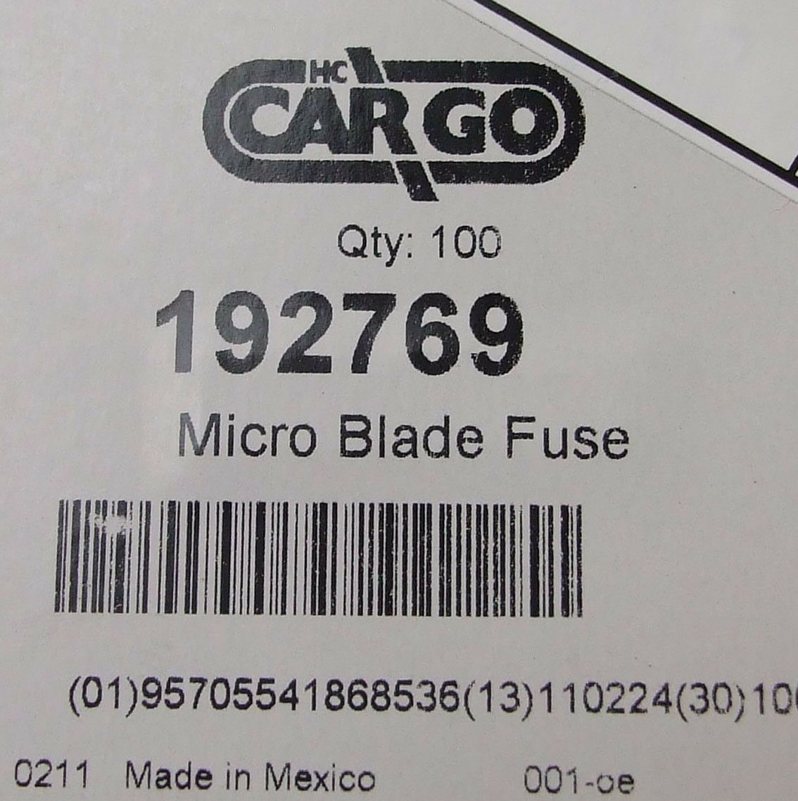 Osigurac mini kratki pipci 20 a