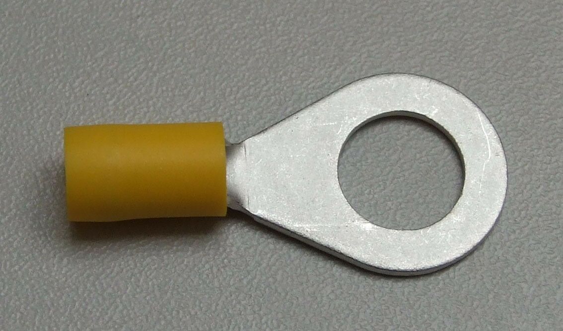 Papucica okrugla m10x6mm2 sa izol.zuta