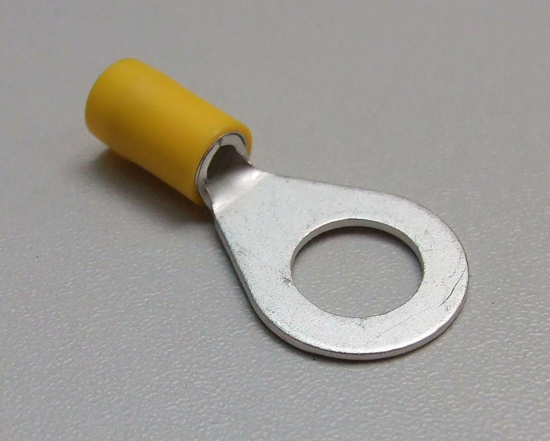 Papucica okrugla m10x6mm2 sa izol.zuta