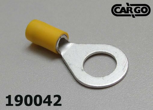 PAPUČICA OKRUGLA M10X6MM2 SA IZOL.ZUTA
