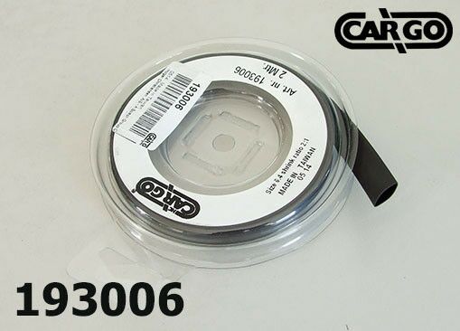 TERMO BUZIR CRNI 2:1 2M 6.4/3.2MM