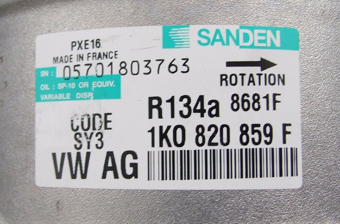 Kompresor klime 240741 sanden audi a3,vw golf v,skoda