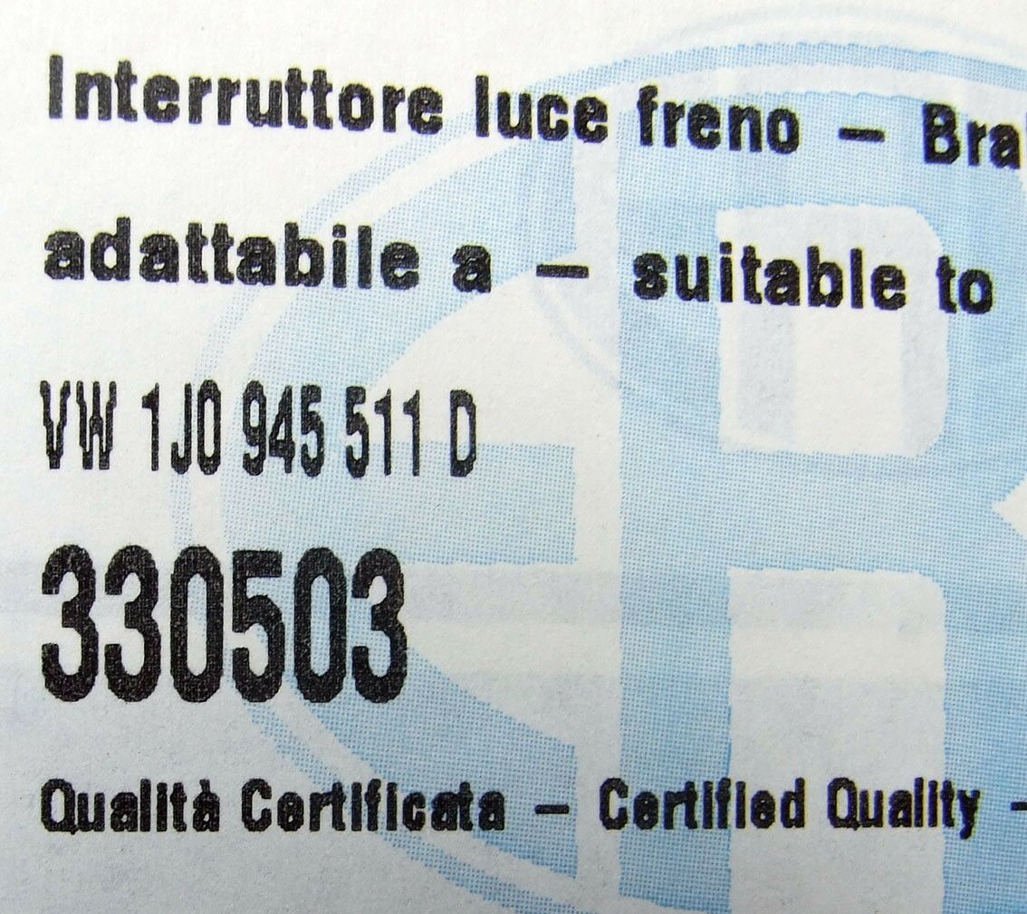 Prekidac stop svjetla vw audi audi skoda burence