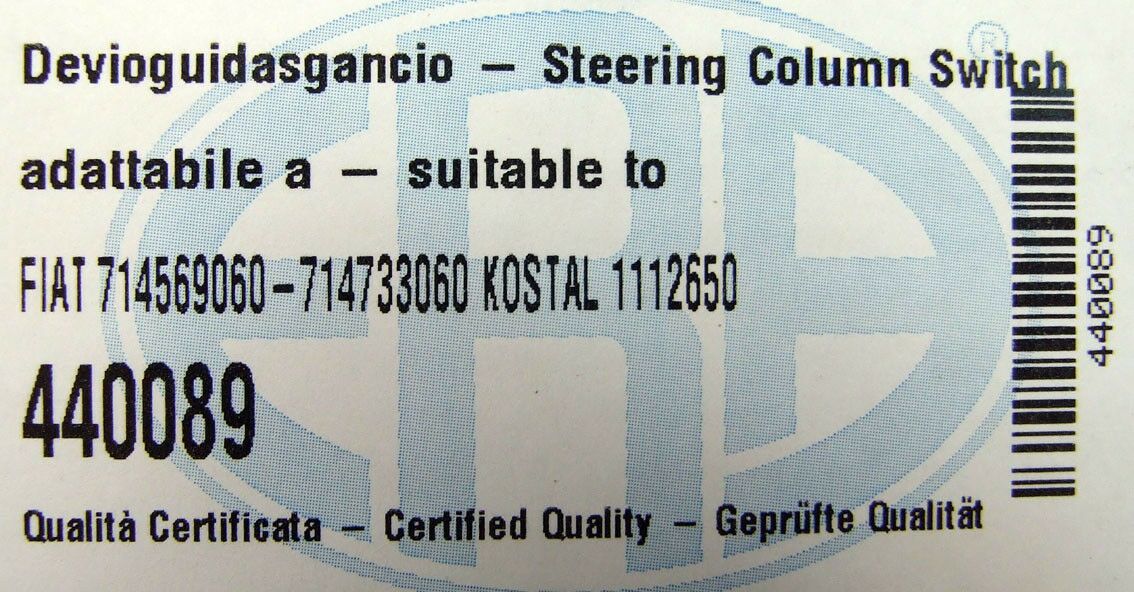 Prekidac na volanu fiat punto 60 1,2 1994- punto 1