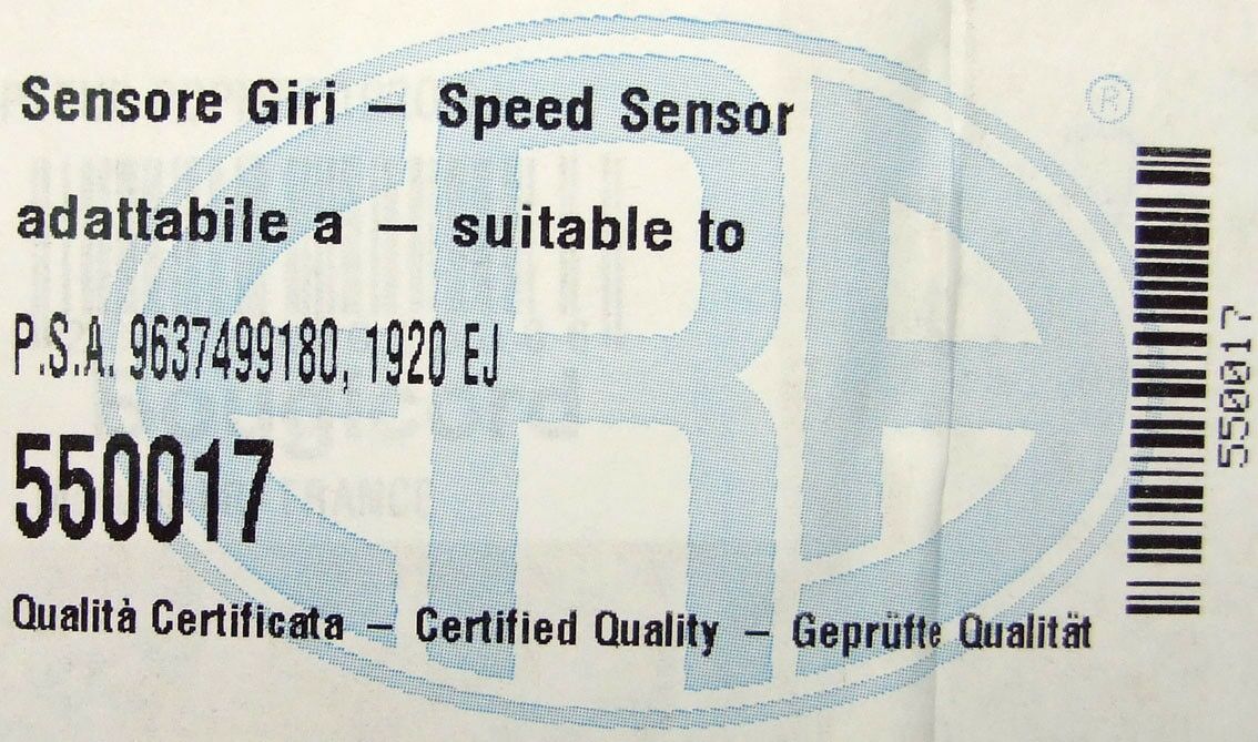 Senzor bregaste c3 1,4 hdi 2003-pezo 206 1,4 hdi 2