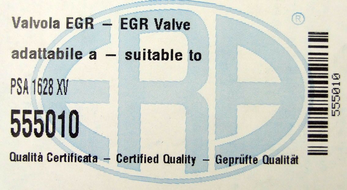 Egr ventil citroen c3 1,4 hdi 02-xsara 1,6 hdi 2