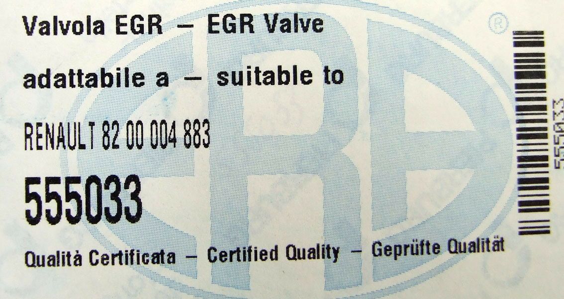 Egr ventil renault clio ii 1,5dci 2001-megane ii 1,5