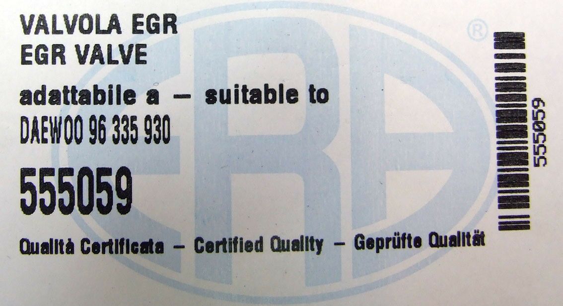 Egr ventil,daewoo lanos,nexia 1.4,1.5 95-