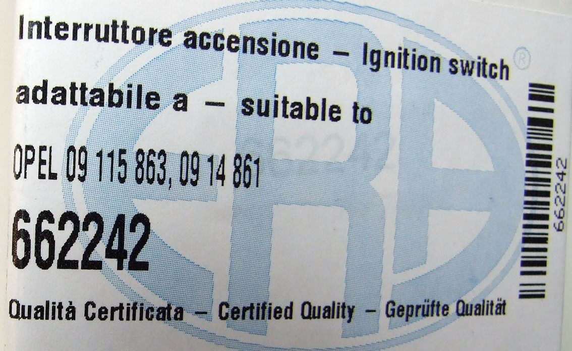 Ulozak brave paljenja opel corsa c 1,3 cdti  1,7cd