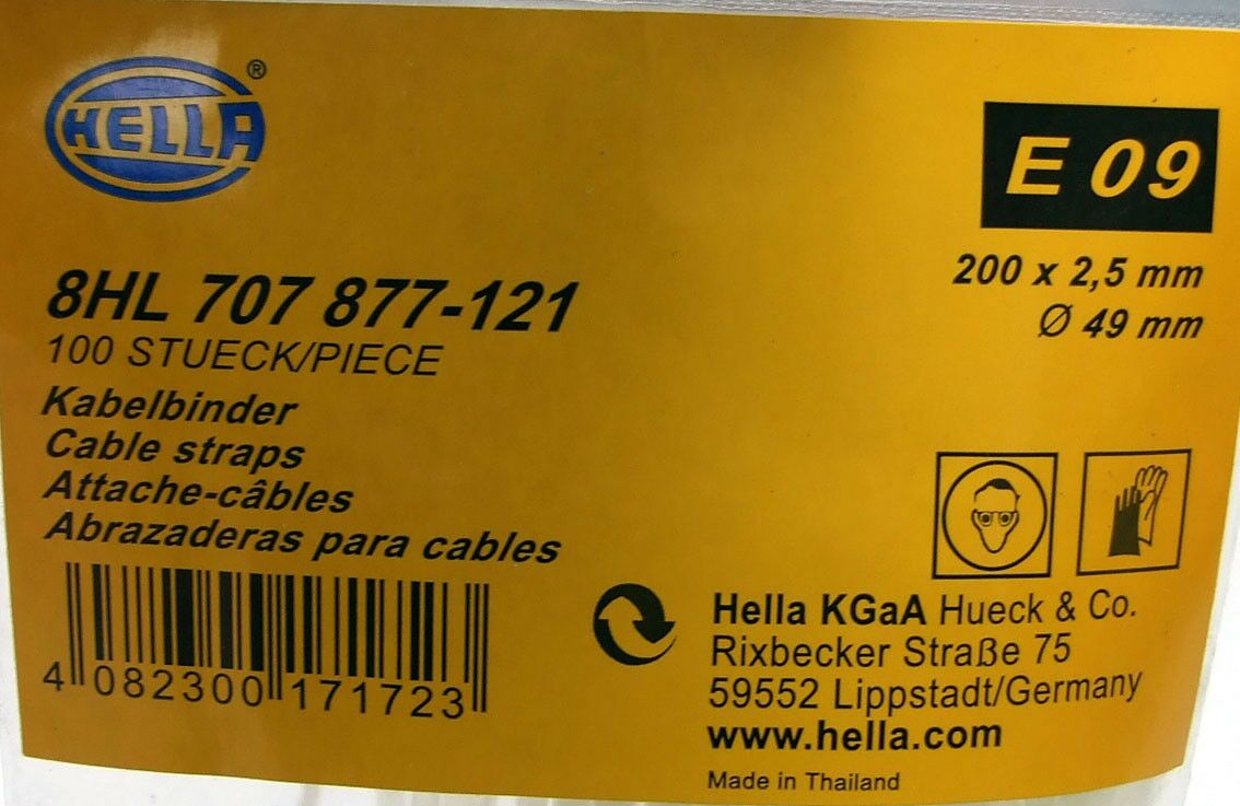 Vezica pvc bela 200x2.5