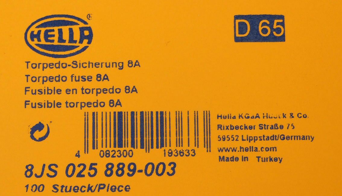 Osigurac keramicki 8a beli