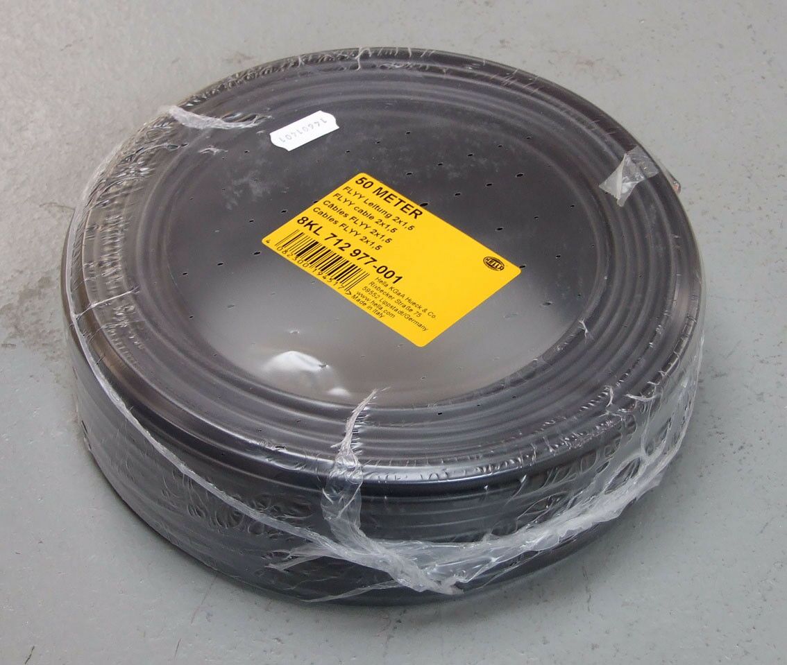 Kabel hella 2x1,50mm2 crni