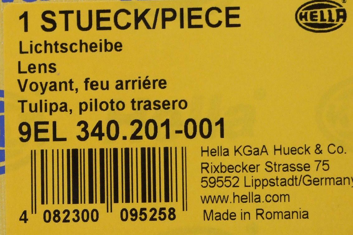 Staklo stop lampe 5 dela 439x130 l/d rebrasto