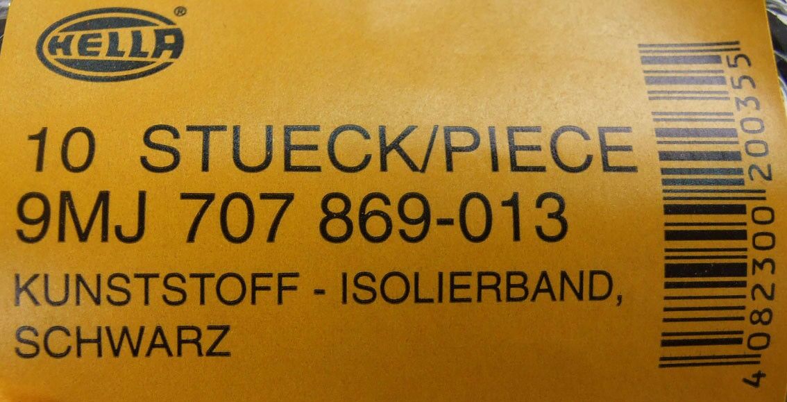 Izolir traka crna 15mmx10m