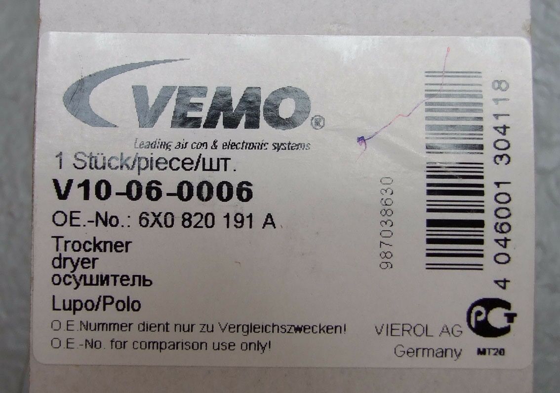 Filter klime vw lupo 1.4 tdi polo 1.9 sdi