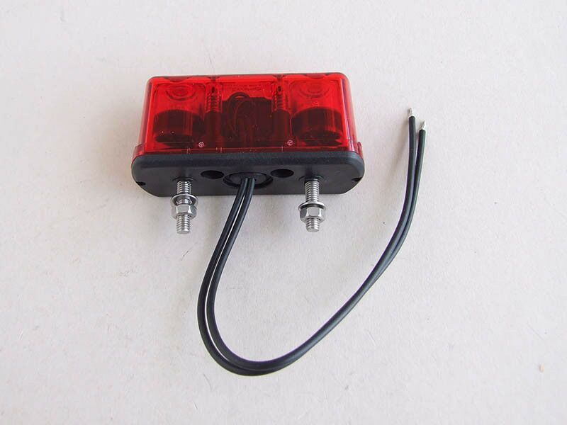Svjetlo registarske tablice 12/24v led - crveno